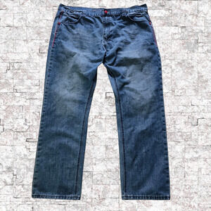 Coogi Men’s Baggy Blue Jeans, Size 48x34